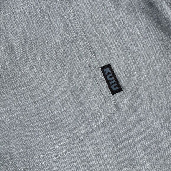 KUIU Terrace Shirt Men's XL Long Sleeve Gray Chambray Hunting Lightweight NWT - Picture 5 of 16